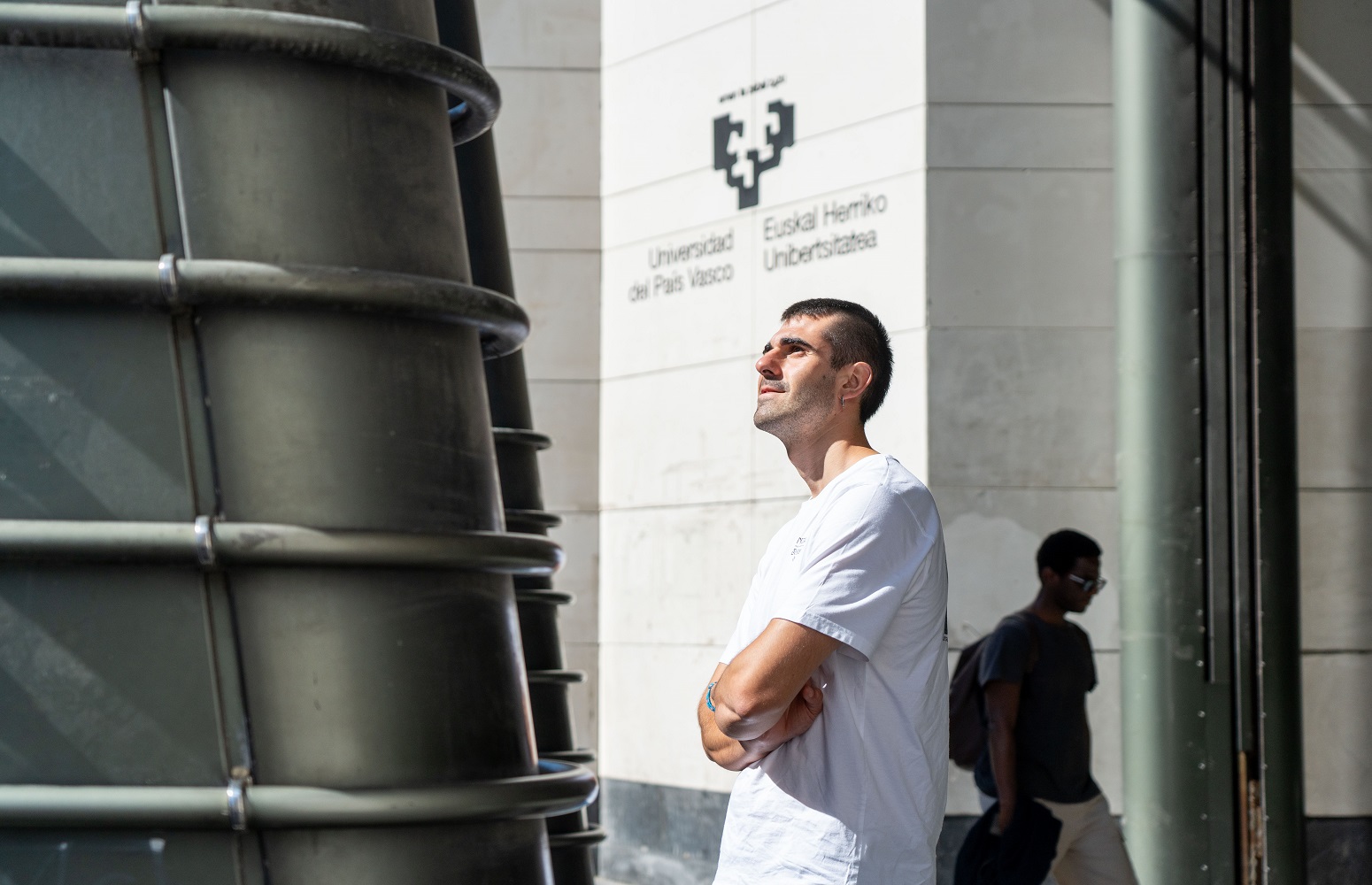 Mikel Garro, investigador predoctoral del Departamento de Ingeniería Energética de la EHU