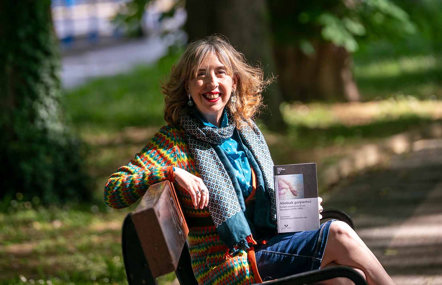 Paloma Rodríguez-Miñambres, ‘Ahotsak gorpuztuz. Euskal emakumezkoen literatura (1970-1985)’ liburuaren editorea.