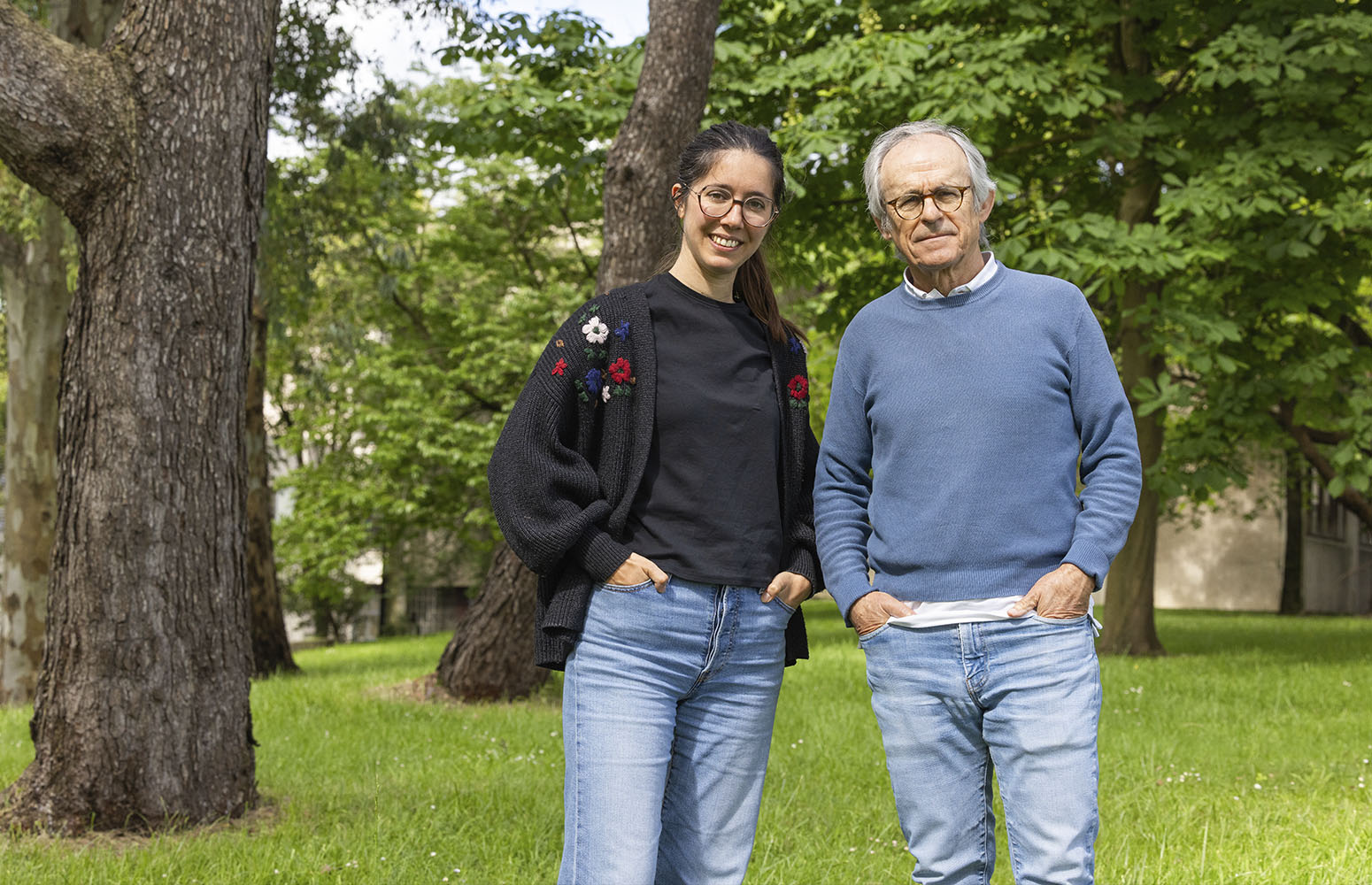 Ezkerretik eskuinera: Marta Cimadevila Fodevila eta Carlos Matute Almau