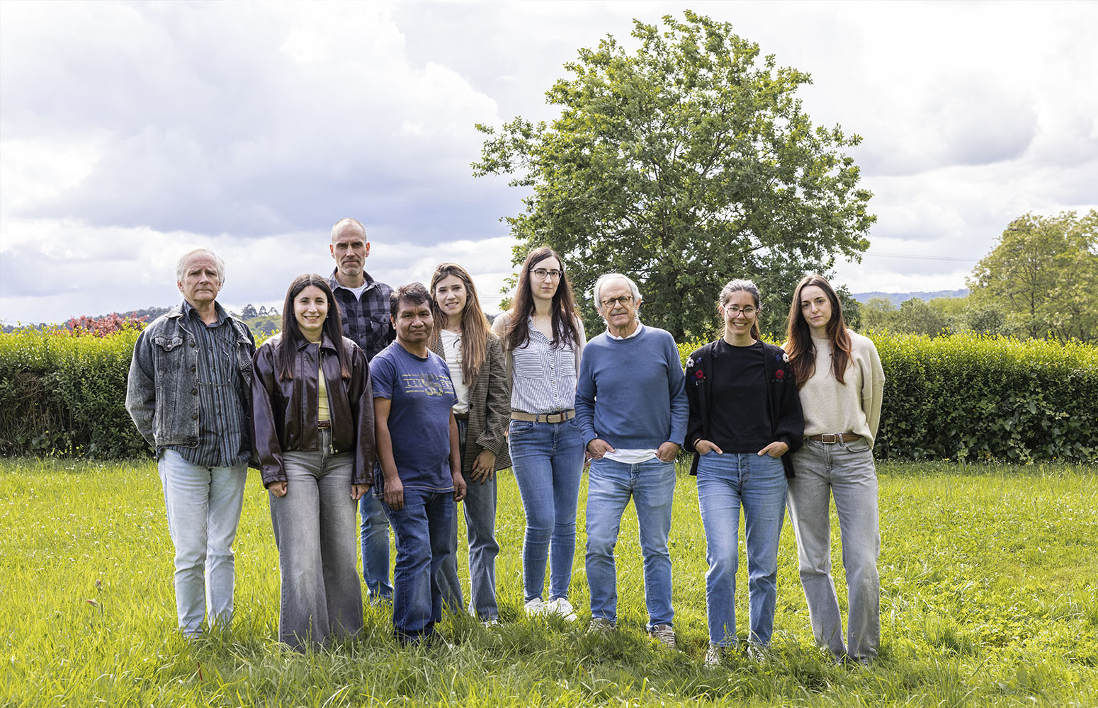 De izquierda a derecha algunos miembros del Grupo Neurobiology Lab: Alberto Pérez-Samartín, Nerea Rubio Almeida, Asier Ruiz Núñez, Juan Carlos Chara Vara, Andrea Sainz Prado, Rocío Rojas Martín, Carlos Matute Almau, Marta Cimadevila Fondevila y Alicia Pellitero Arias.