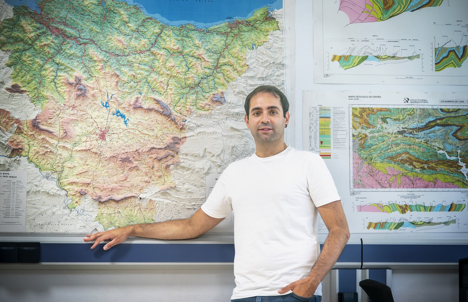 Iván Martín Martín, investigador del Departamento de Geografía, Prehistoria y Arqueología de la EHU..