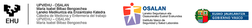 María Isabel Bilbao Bengoechea Laneko Medikuntza eta Erizaintzako Katedra