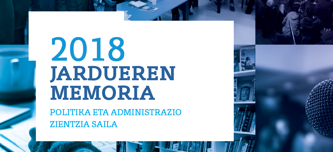 2018 urteko Jardueren Memoria
