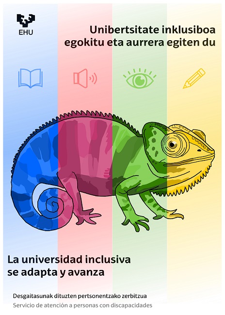 Unibertsitate inklusiboa egokitu eta aurrera egiten du/La universidad inclusiva se adapta y avanza