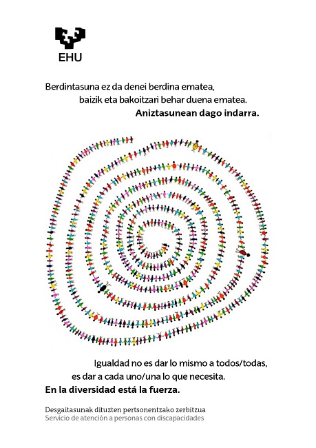 "Aniztasunean dago indarra. En la diversidad está la fuerza"