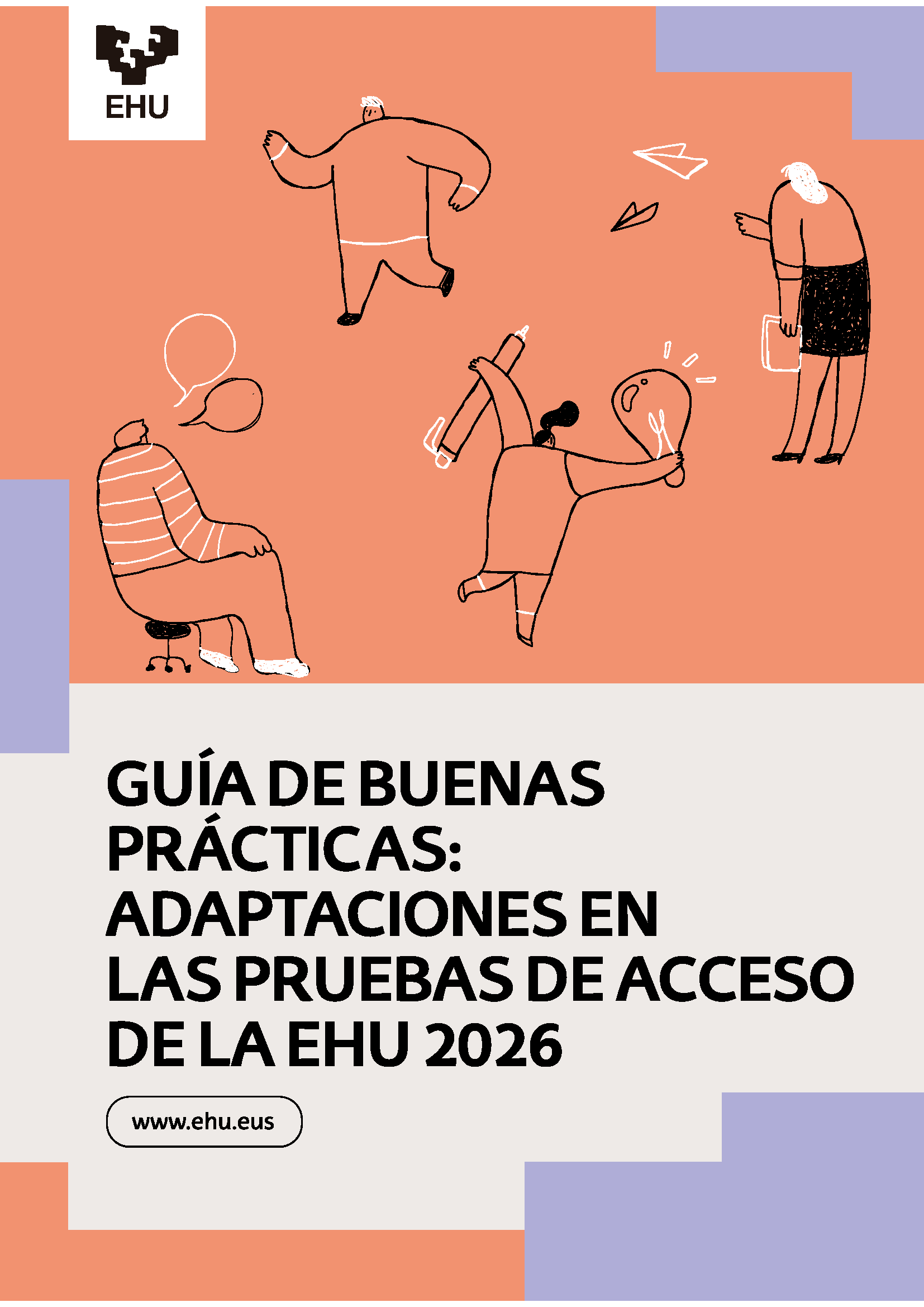GUÍA DE BUENAS PRÁCTICAS: ADAPTACIONES EN LAS PRUEBAS DE ACCESO DE LA EHU 2026
