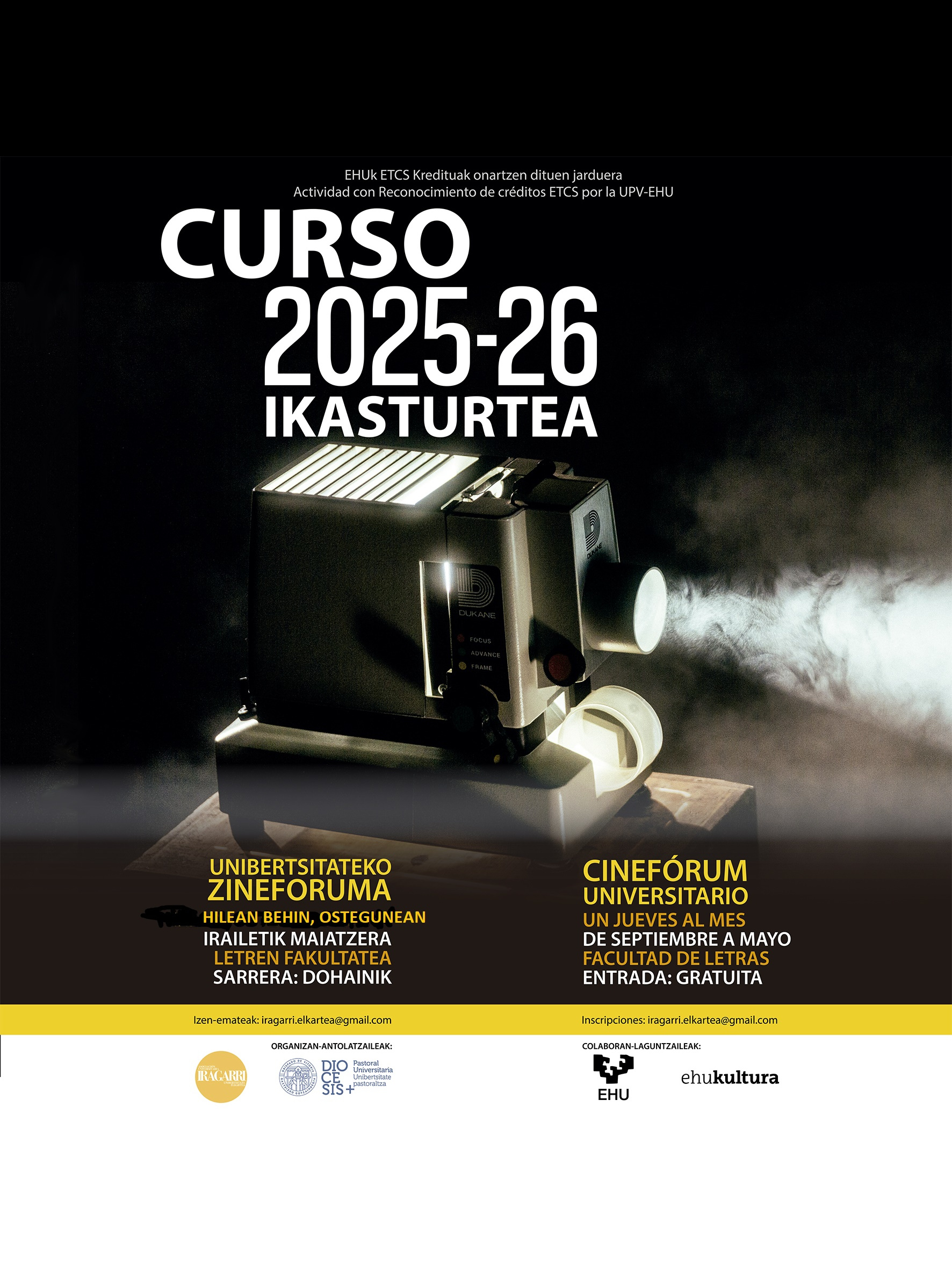 Cartel cineforum 2025-2026