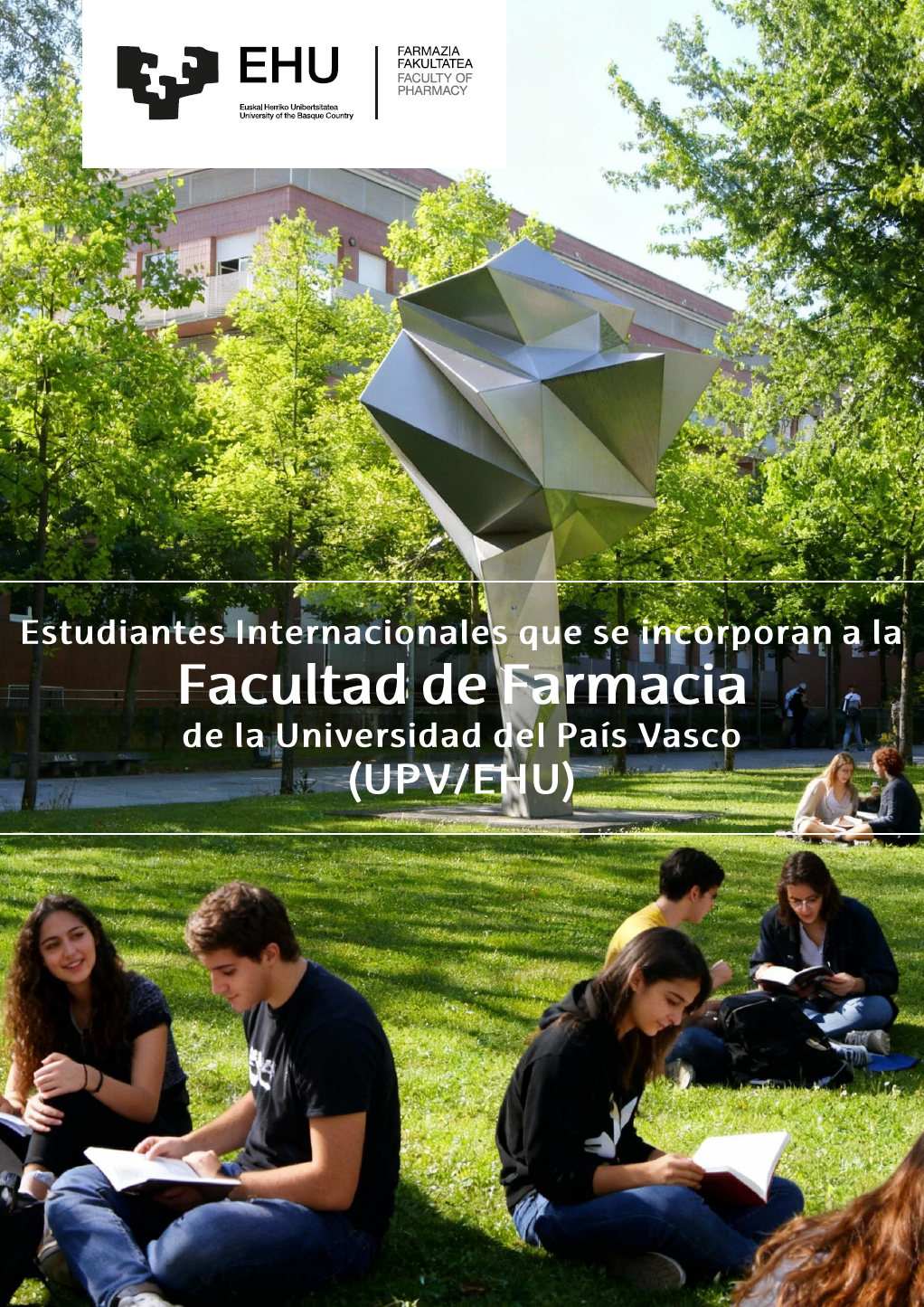 Portada de la Guía Informativa para Estudiantes Internacionales que se Incorporan a la Facultad de Farmacia