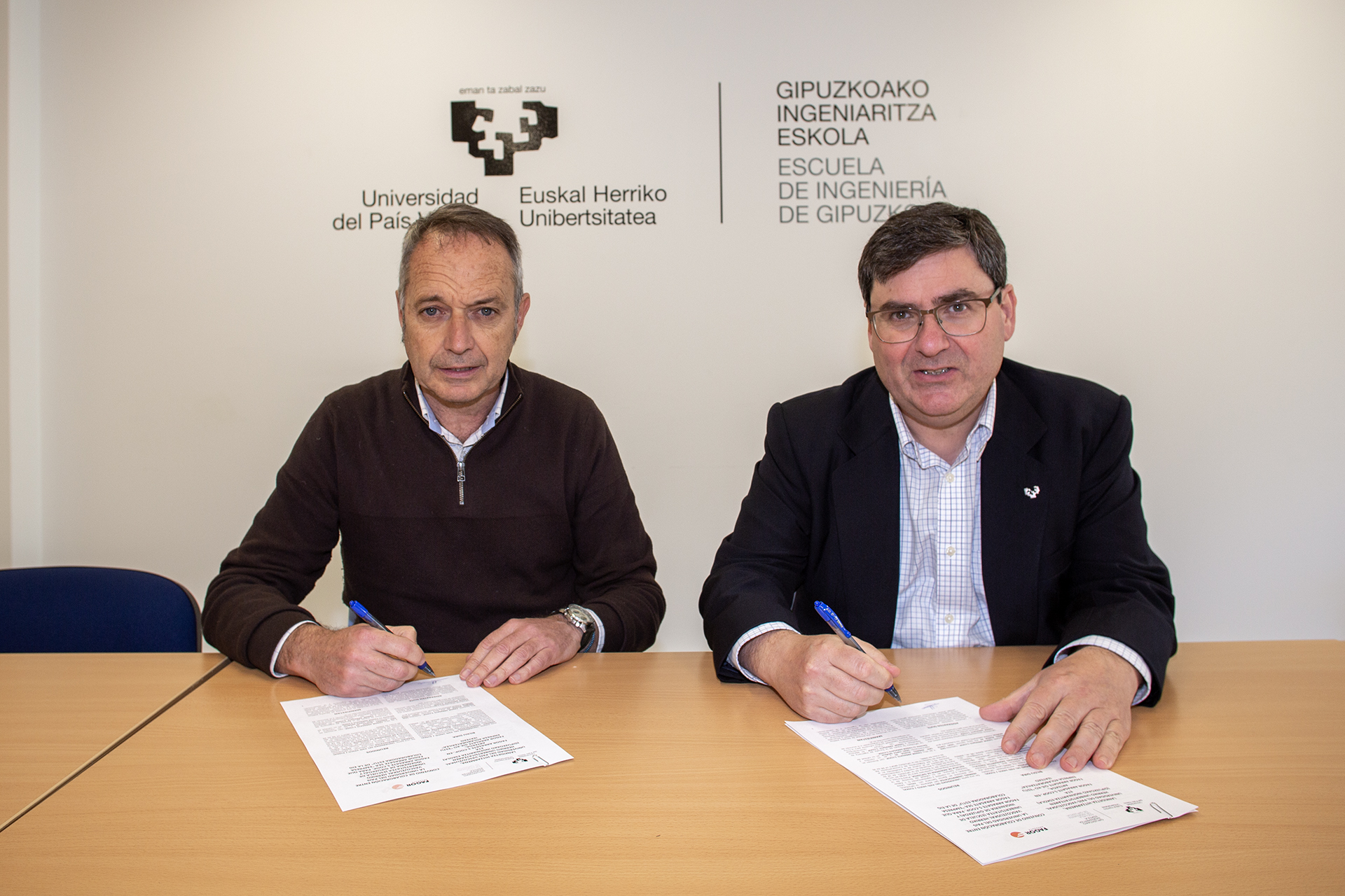 Firma convenio Fagor Arrasate Escuela de Ingeniería de Gipuzkoa