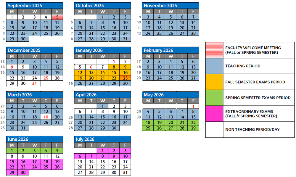 Academic calendar image