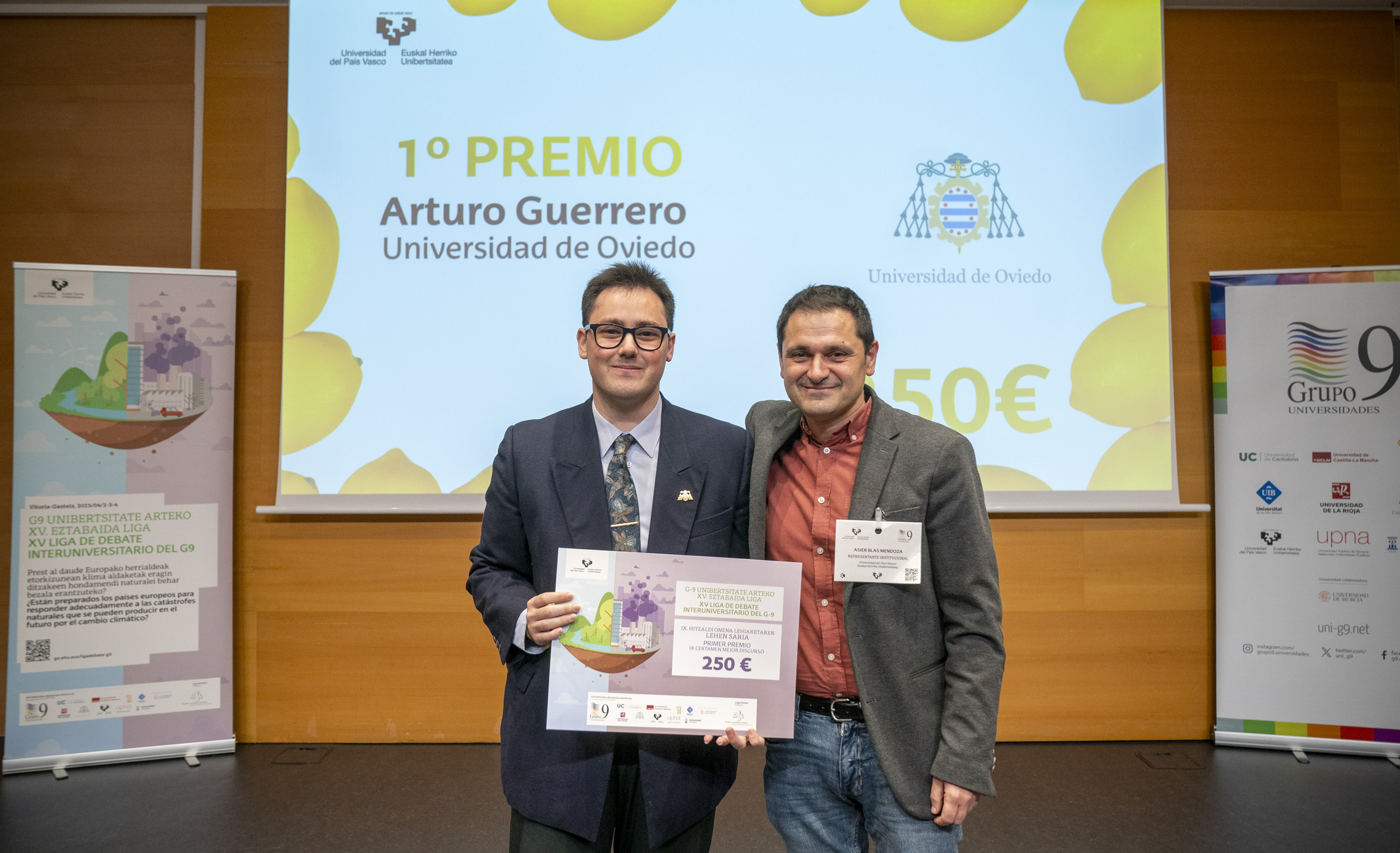 Ganador Certamen mejor Discurso- Arturo Guerrero Pérez-Universidad de Oviedo