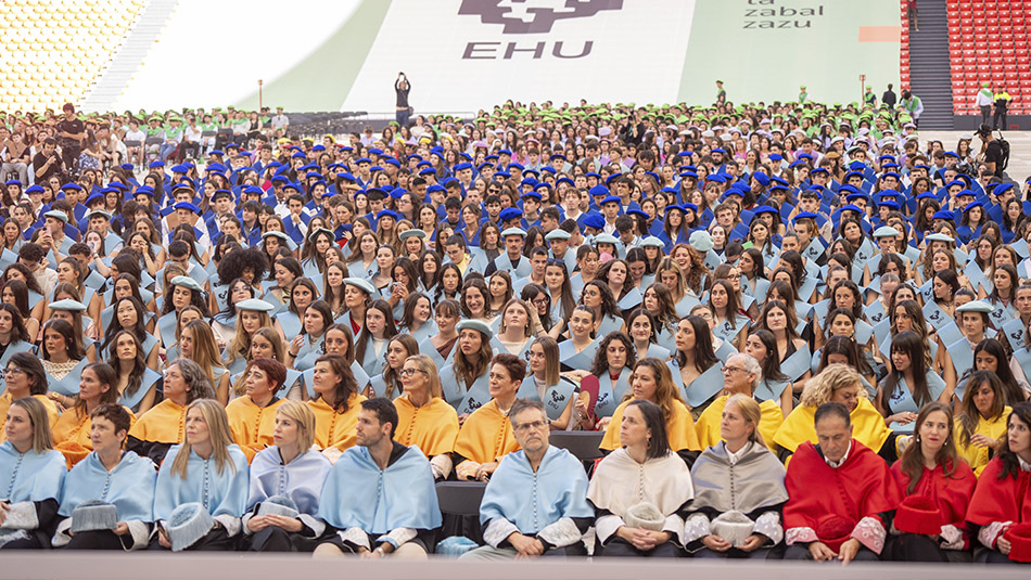San Mamesen ospatutako Gradu eta Graduondoko Amaierako Ekitaldia