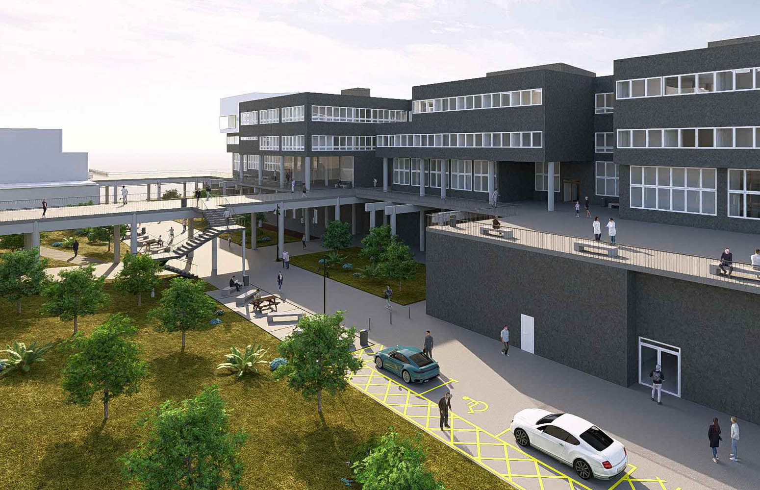 Errektoretzako eraikinaren infografia