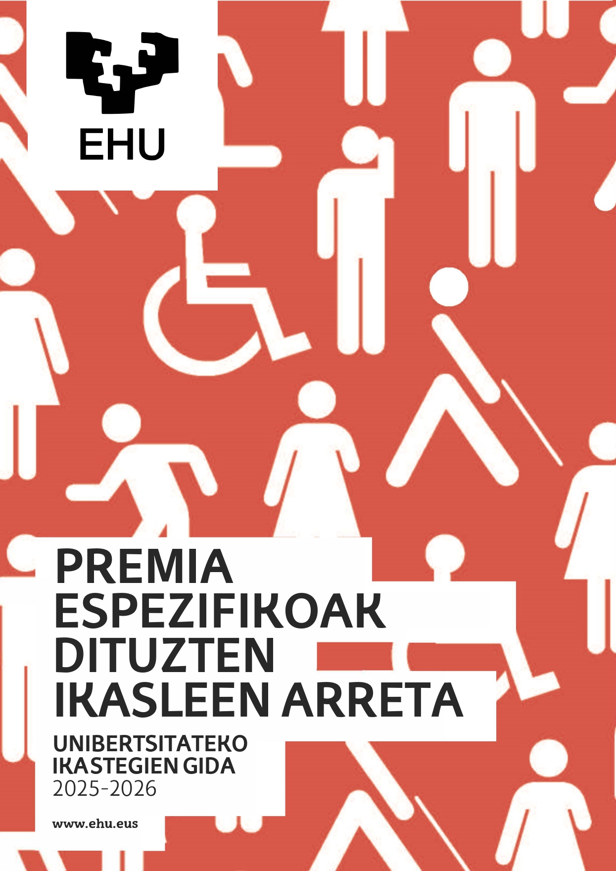 PREMIA ESPEZIFIKOAK DITUZTEN IKASLEEN ARRETA UNIBERTSITATEKO IKASTEGIEN GIDA 2025-2026