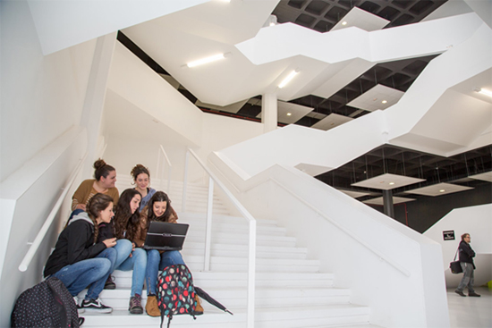 Ikasle talde bat unibertsitatean