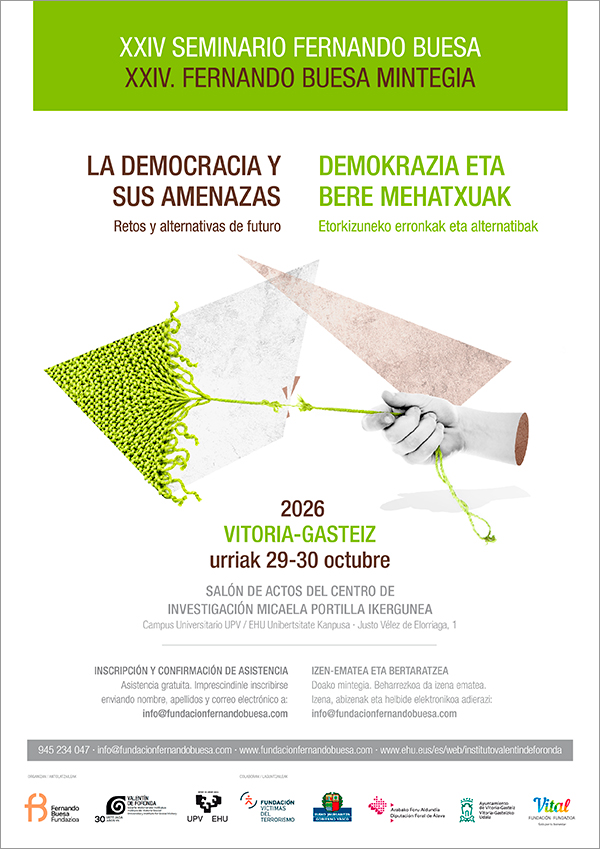 Cartel del XXIV Seminario Fernando Buesa