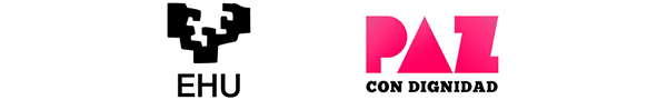 EHU eta Bakea eta Duintasunaren logoak