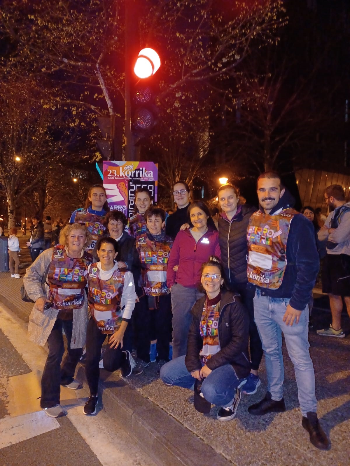 Fakultateko ordezkariak 23. Korrikan