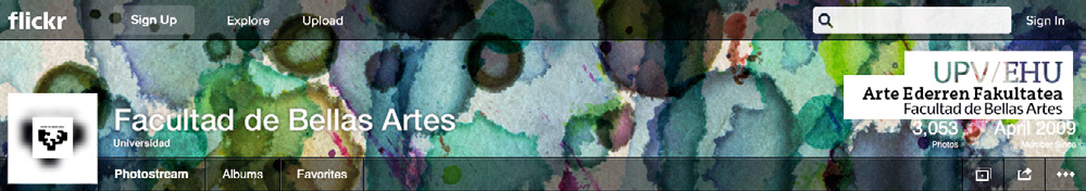 Arte Ederren Fakultatearen Flickr-eko irudia