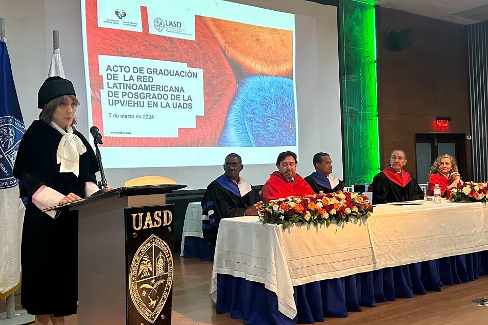 Acto académico de la UPV/EHU en República Dominicana