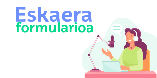 Formulario solicitud Podcast EHUosasunean