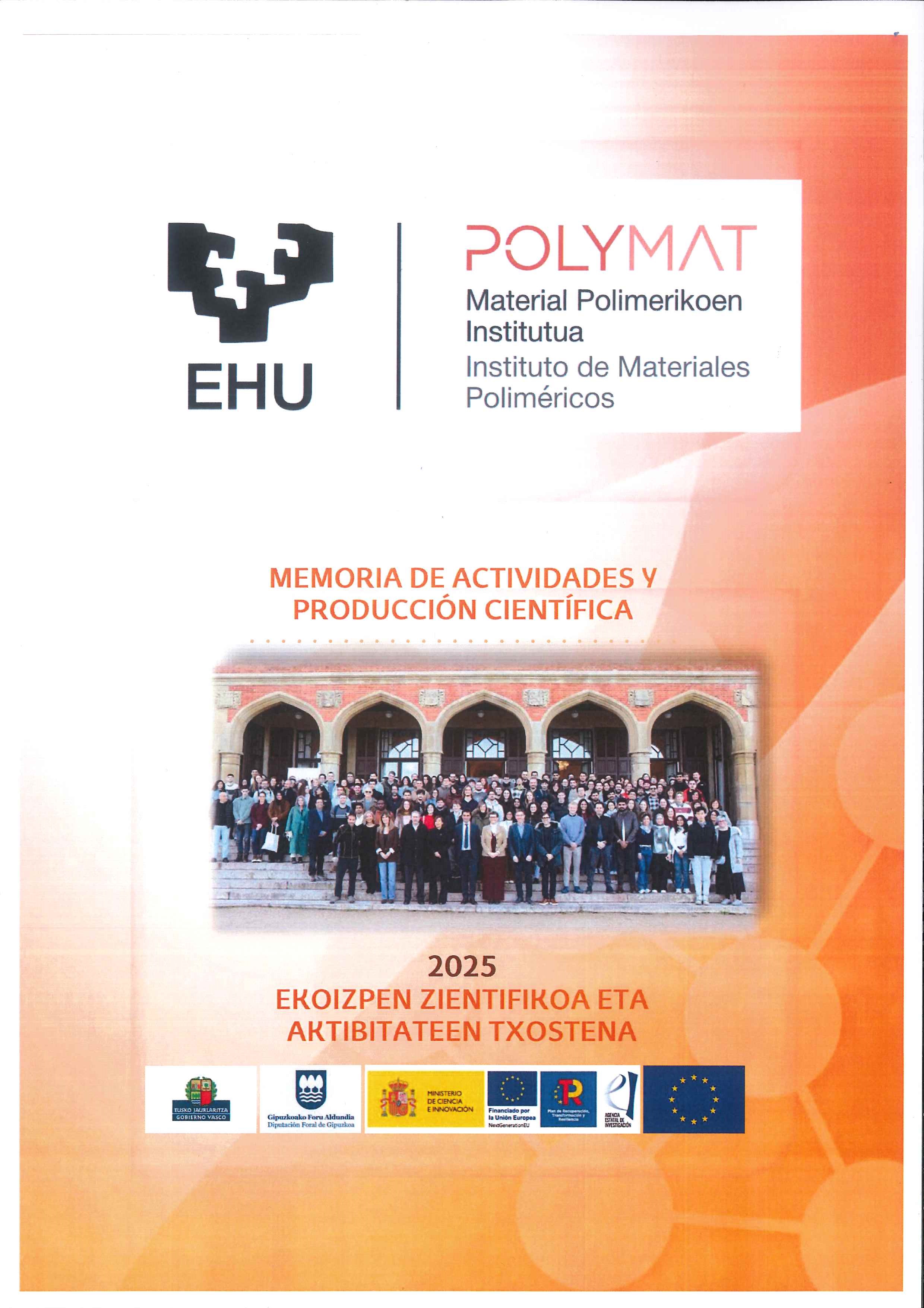 Portada Memoria de Actividades del Instituto 2025