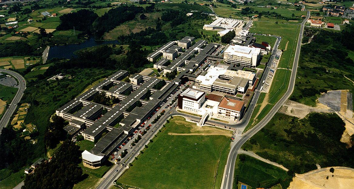 vista a�rea del campus de Leioa