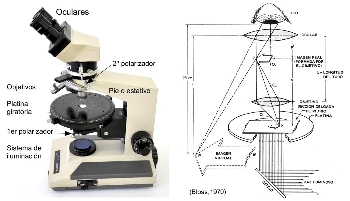 El microscopio petrográfico