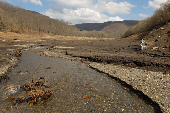 Embalse de Enobieta. Cauce del ro