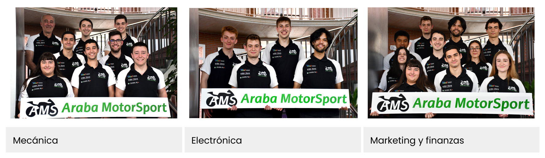 Departamentos de Araba Motor Sport
