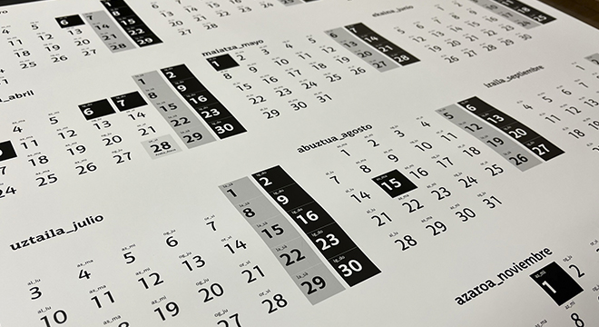 Calendario académico, horarios y exámenes